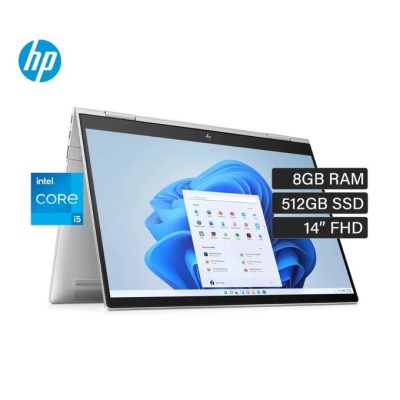 HP Pavilion 14 X360 2-in-1 Laptop 14-ek1017od (2023) 14.0”Inch FHD Touchscreen, Intel® Core™ i5-1335U, 13th Gen, 8GB DDR4 RAM, 512GB M.2 SSD, Fingerprints Reader, Windows 11 Home