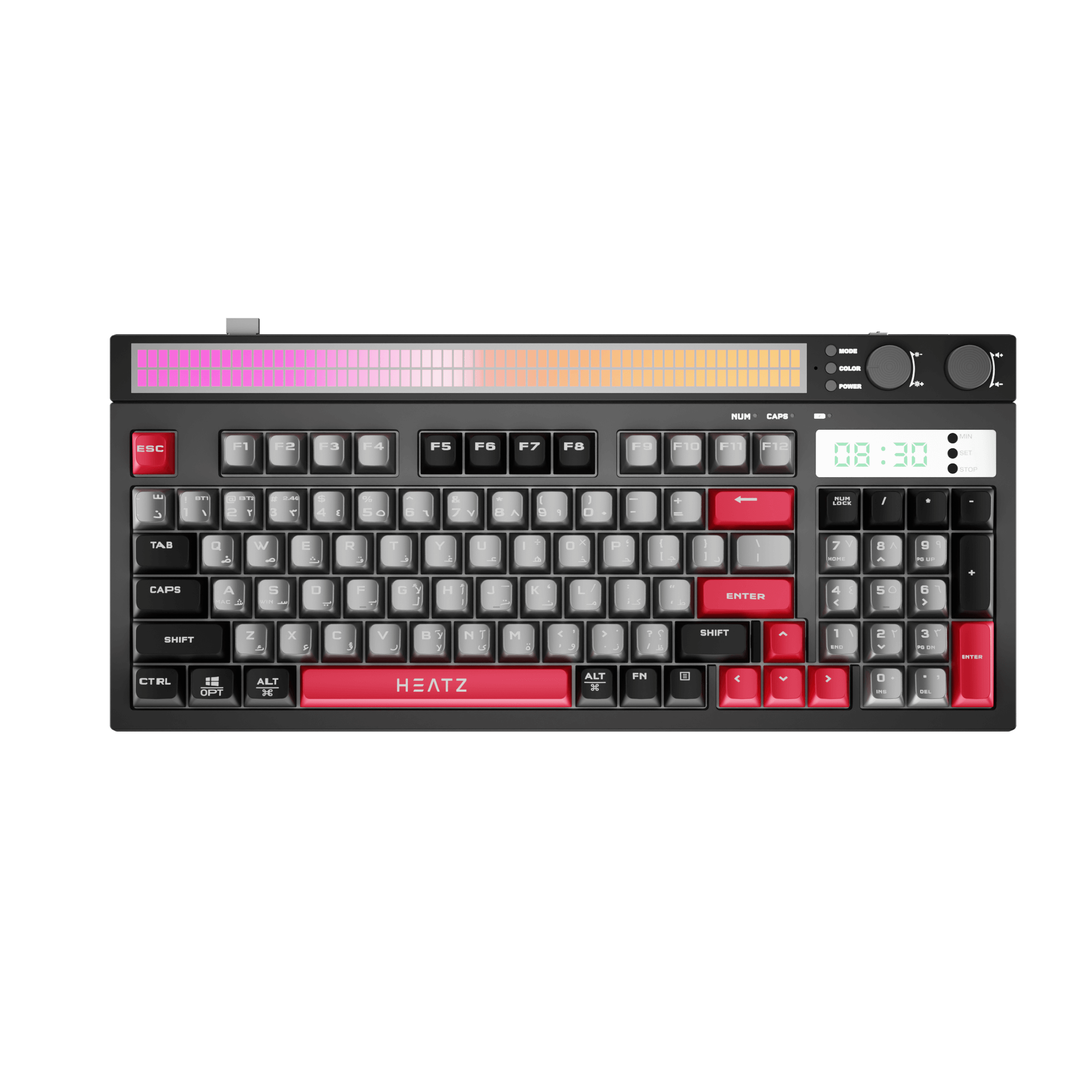 Heatz Triple Mode Wireless Gaming Keyboard ZK30