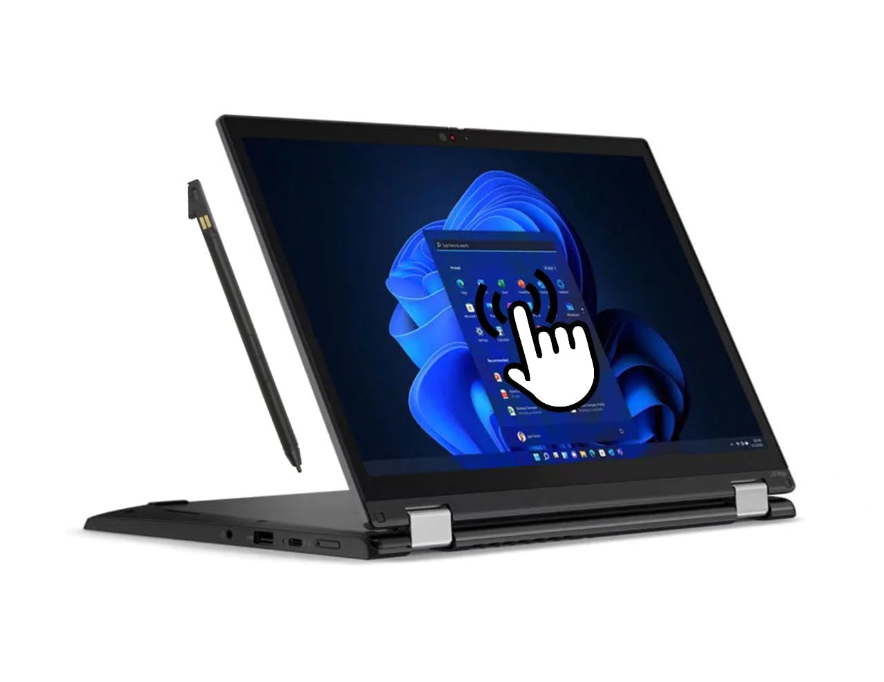 Lenovo Thinkpad Yoga L13 Gen 4 - 13.3" FHD X360 2-In-1 Toucscreen, Intel Core i5-1335U, 13th Gen, 1.3GHz up to 4.9GHz, 16GB DDR5 RAM, 256GB M.2 SSD, Backlite Keyboard, Fingerprints Reader, Windows 11 Pro, With Stylus Pen