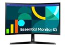 Samsung 27" Essential S3 (S36GD) Series FHD 1800R Curved Computer Monitor, 100Hz, Game Mode, Advanced Eye Comfort, HDMI and D-sub Ports