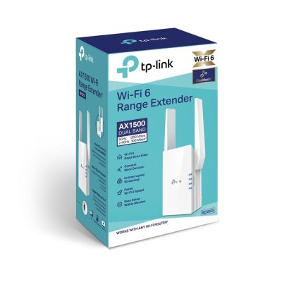 TP-Link - TP- Link RE505X AX1500 Wi-Fi 6 Range Extender - White