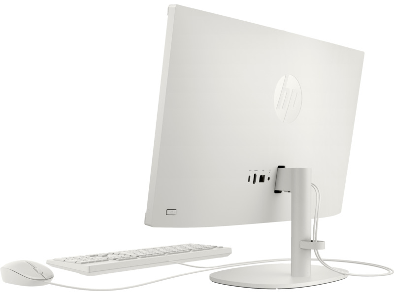 HP All-in-One Desktop 22-dg0012nh (2024 Model) Intel® Core™ i3-N300 14th Gen, 2.1GHz up to 3.8GHz, 8GB DDR5 RAM, 512GB M.2 SSD, 22"-Inch FHD (1920 x 1080), HP 125 USB White Wired Keyboard & Mouse, Windows 11 Home - Image 2