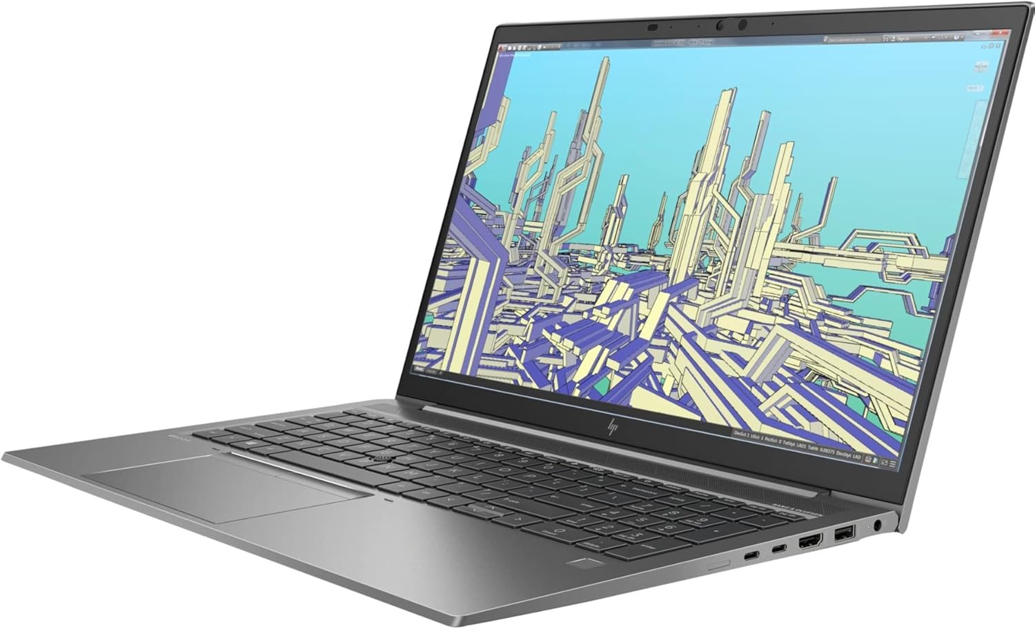 HP Zbook Firefly 15 G8 15.6", Intel Core i7-1165G7, 11th Gen, 16GB DDR4 RAM, 512GB M.2 SSD, Nvidia Quadro T500 4GB GDDR6 Graphics, Backlite Keyboard, Fingerptints Reader, Windows 11 Pro - Image 3
