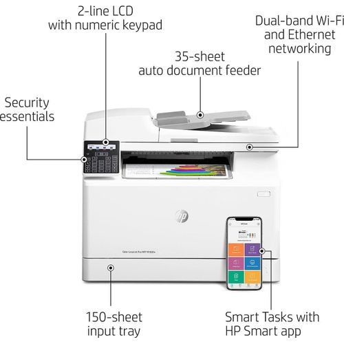 HP Color LaserJet Pro MFP M183FW (Wireless, Print, Copy, Scan, Fax) - Image 2