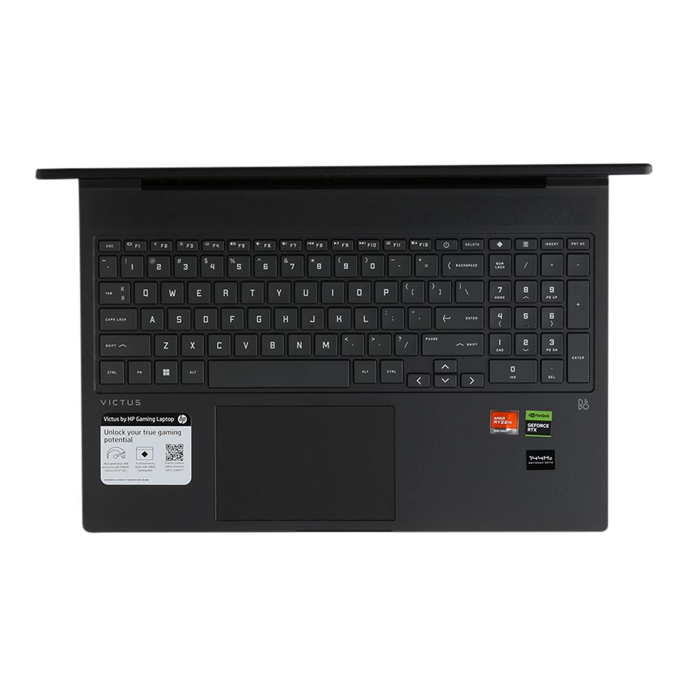 HP Victus 16-s0077nr (2023 model) 16.1" FHD 144Hz, AMD Ryzen 7-7840HS, 3.8GHz up to 5.1GHz Processor, 16GB DDR5-5600 RAM, 1TB M.2 SSD, NVIDIA GeForce RTX 4050, 6GB GDDR6 Dedicated, Backlite Keyboard, Windows 11 Home - Image 2