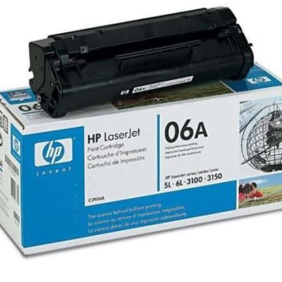 HP 06A (C3906A) Black Laserjet Toner Cartridge For HP LaserJet 3100, 3100se, 3100xi, 3150, 3150se, 3150xi, 5L, 5l xtra, 6L, 6l se, 6l xi Printers