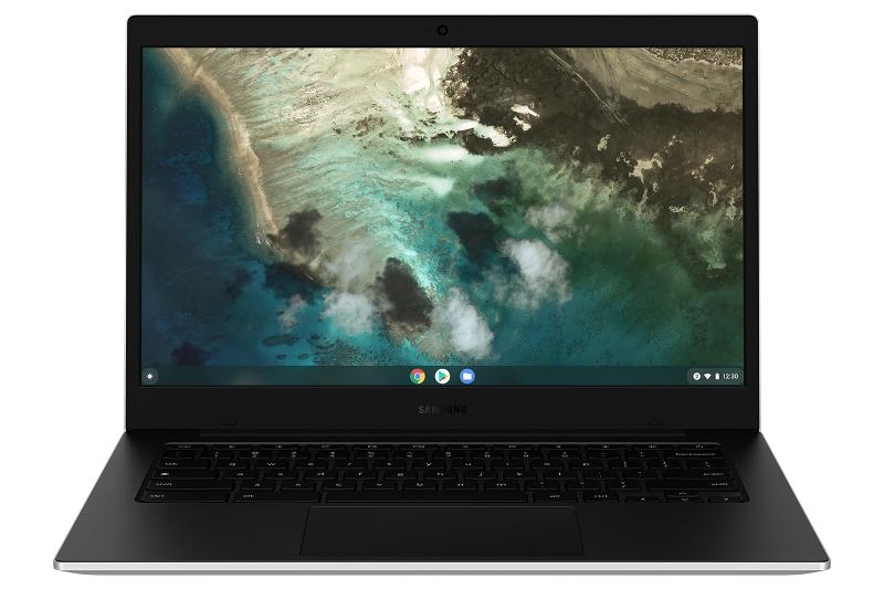 Samsung Galaxy Chromebook Go (Model: 340XDA-KA2), 4GB RAM, 64GB eMMC 14.0"Inch, Chrome OS, Silver Color